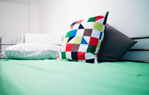 Shared Dormitory, 1 Bedroom, Balcony | 1 bedroom - Kamchu Apartments Single Room Viale Libia (Rome)