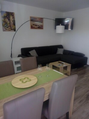 Apartment, 1 Bedroom, Balcony, Garden View | Living room - Apartment With one Bedroom Mendula Apartments (Pakostane)