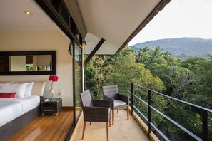 Villa, 3 Schlafzimmer, Raucher, eigener Pool | Balkon