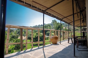 Chambre, 1 chambre, terrasse, vue jardin | Jardin
