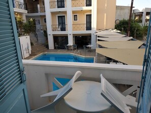 Apartment, 1 Bedroom, Balcony | Balcony - Small Apartment For 3 Pers 70meters From The Beach (Malevizi)