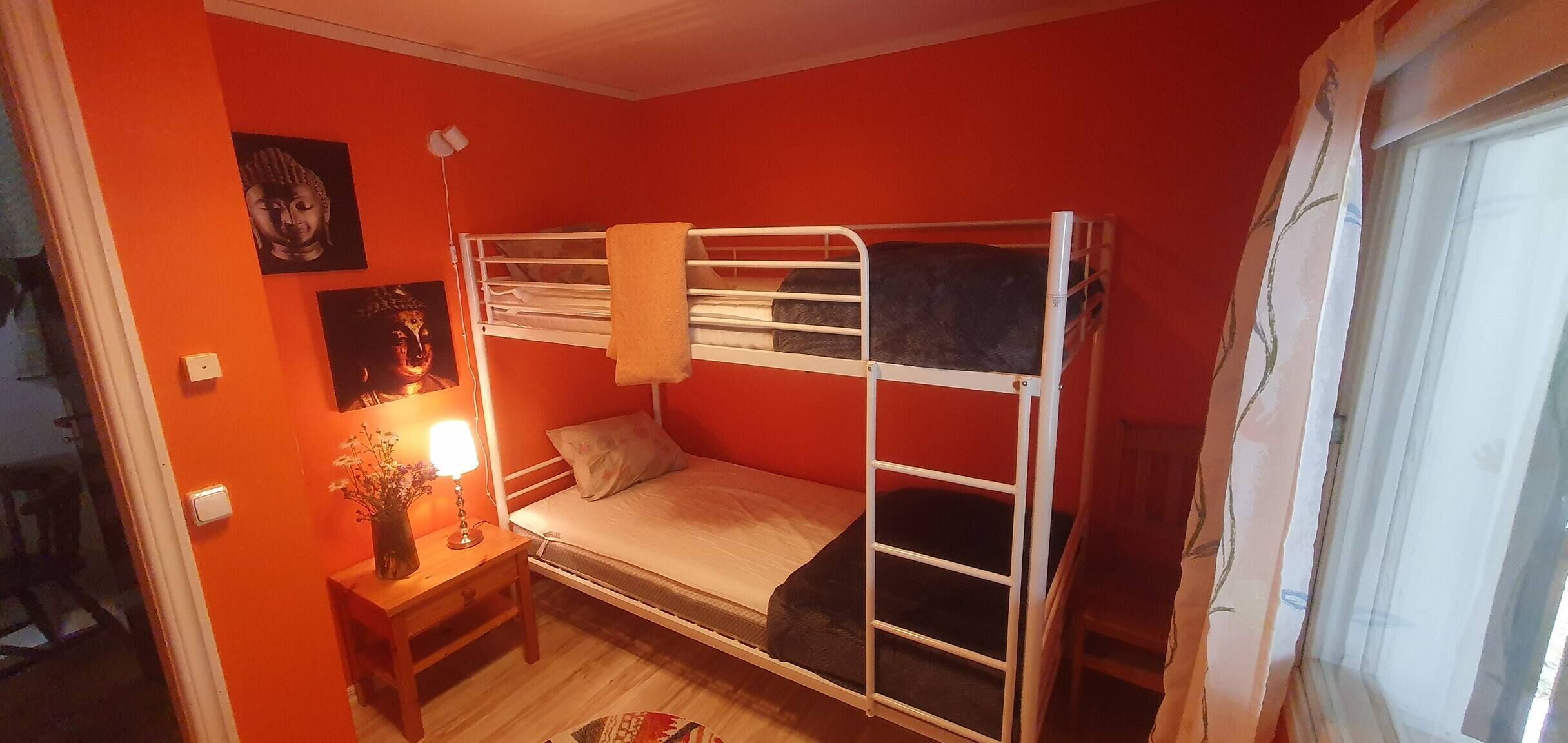 Hytte, 2 soverom, terrasse, hageutsikt | 2 soverom