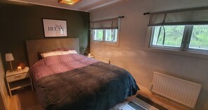 Cabaña, 2 habitaciones, Terraza, vista al jardín | 2 habitaciones