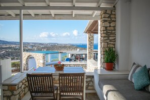 Exterior - Irenes View Apartments Villa 5 - 5 Guests With Pool and sea View in Agia Irini (Paros)