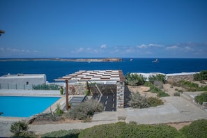 Villa, 2 Bedrooms, Smoking, Balcony | Exterior - Irenes View Apartments Villa 5 - 5 Guests With Pool and sea View in Agia Irini (Paros)