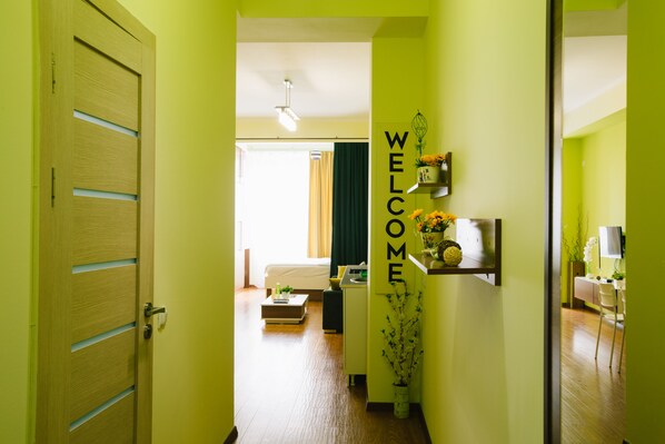 Comfort-Studiosuite | Verdunkelungsvorhänge, Bügeleisen/Bügelbrett, kostenloses WLAN