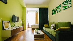 Comfort Studio Suite | Living area | Flat-screen TV - Umba Apartment N6 (Yerevan)