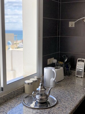 Interior - Top Floor Private Terrace with Sea View (Oued Laou)