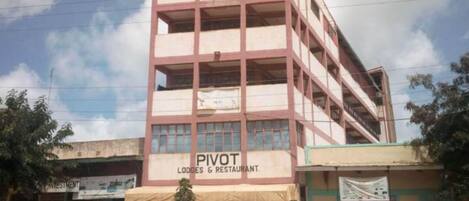 Majoituspaikan julkisivu