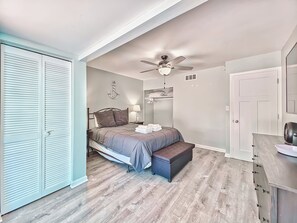 4 bedrooms, iron/ironing board, travel cot, free WiFi