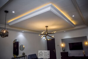 Apartment | Living room | 30-inch TV with digital channels - Beautiful One Bed Apartment in Lekki Phase1 (Lekki)