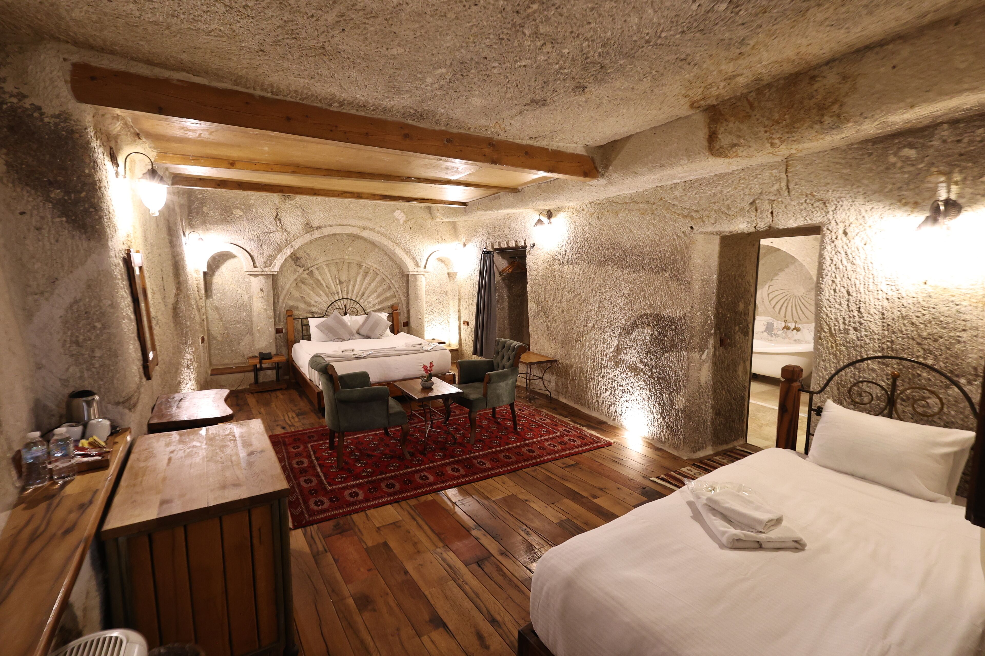 Family Quadruple Room | Minibar, in-room safe, soundproofing, iron/ironing board