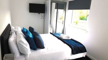 1 soverom, strykejern/-brett, wi-fi og sengetøy