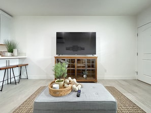 Een smart-tv en een printer