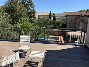 Superior Double Room, 1 King Bed | Terrace/patio
