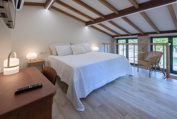 1 Schlafzimmer, Reisekinderbett, kostenloses WLAN, Bettwäsche