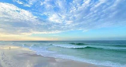 Chic 2BR Getaway with Pool & Balcony Just Steps from the Sand