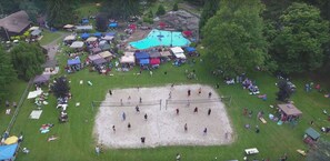 Piscine extérieure, piscine chauffée