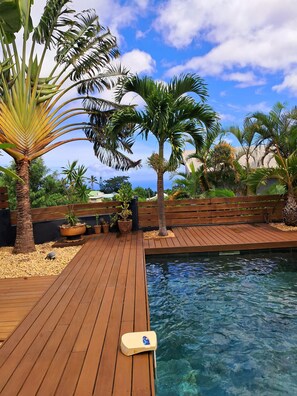 Outdoor pool - Charming villa with private pool in La Saline (La Saline)