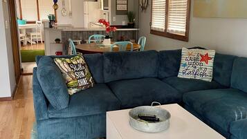 Smart TV, video games, DVD player, table football