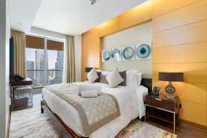 Comfort Apartment | Desk, iron/ironing board - SuperHost EMAAR Residences Apartments - Address Dubai Mall (Dubai)