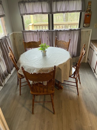 Dining. A Cozy Camp Located 5 Minutes from State Gamelands and a Stocked Trout Stream…