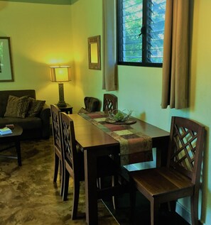 Traditional Cottage | Living area | TV - Royale Manor (Corozal)