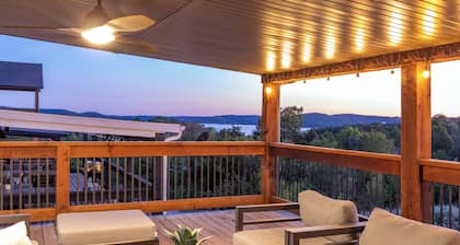 Luxe Lake Escape w/ Private Indoor Pool + Sleeps 34!