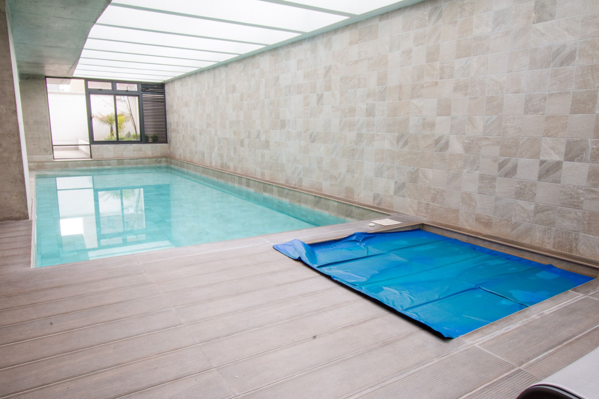 Indoor pool, a heated pool