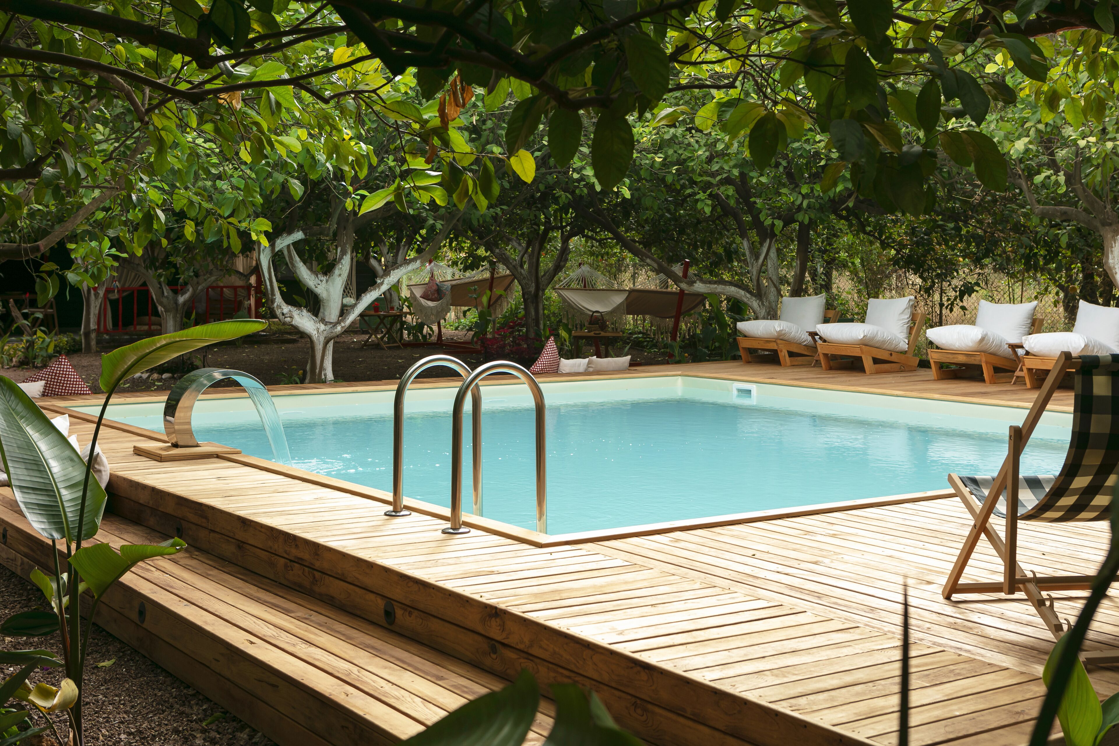 Seasonal outdoor pool