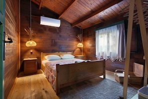 Familienbungalow | 1 Schlafzimmer, Bettwäsche aus ägyptischer Baumwolle