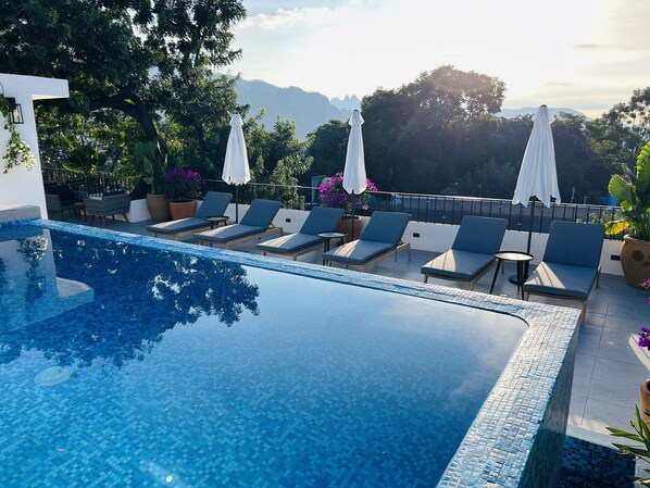 Terrace/patio - Tatala Hotel Boutique (Tepoztlán)