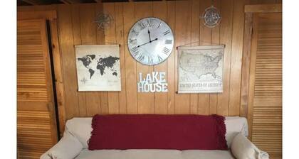 Lake House on Great Moose Lake with dock, swimming area, boat landing, and more!