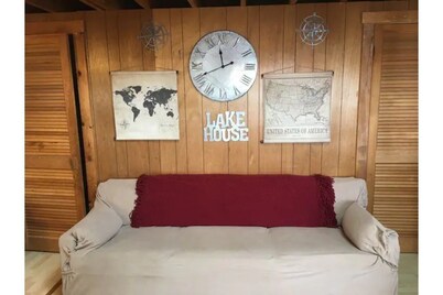 Lake House on Great Moose Lake with dock, swimming area, boat landing, and more!