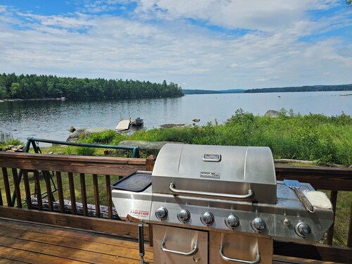 Lake House on Great Moose Lake with dock, swimming area, boat landing, and more!