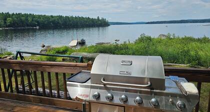 Lake House on Great Moose Lake with dock, swimming area, boat landing, and more!