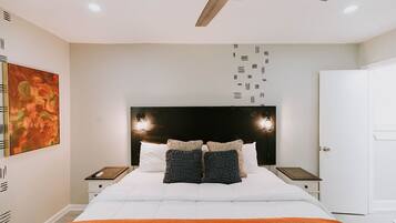 3 bedrooms, desk, iron/ironing board, free WiFi