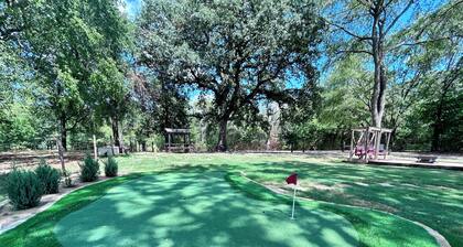 NEW!!! Fire pit AND golf!! LUXURY COUNTRY RETREAT in heart of MAJESTIC ETX!!!