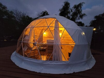 🏕Country Side Stay In a Geodome 40 min. to San Antonio🔥