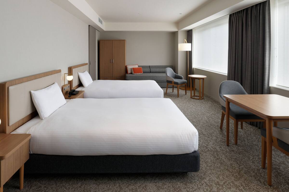 Kamar Eksekutif, Bebas Asap Rokok, dapur (2 beds + extra) | Brankas, tirai kedap cahaya, kedap suara, dan seprai linen