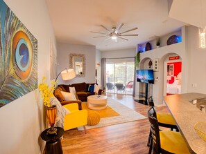 Smart TV, video games, table football, computer monitors