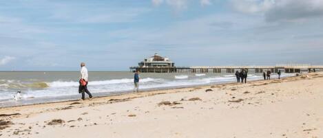 Vlak bij het strand