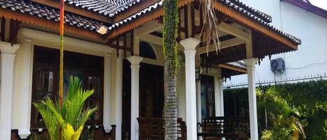 Fassade der Unterkunft