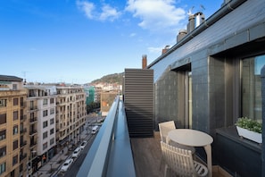 Blick vom Balkon