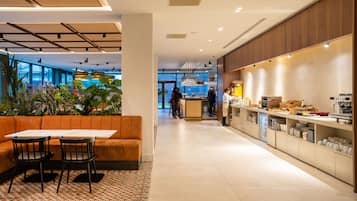 Daily buffet breakfast (EUR 15 per person)