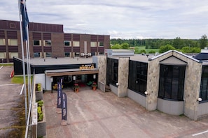 Fassade der Unterkunft
