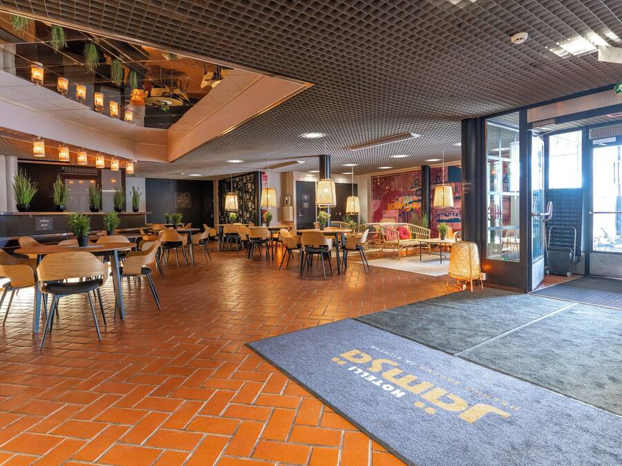 Interior entrance