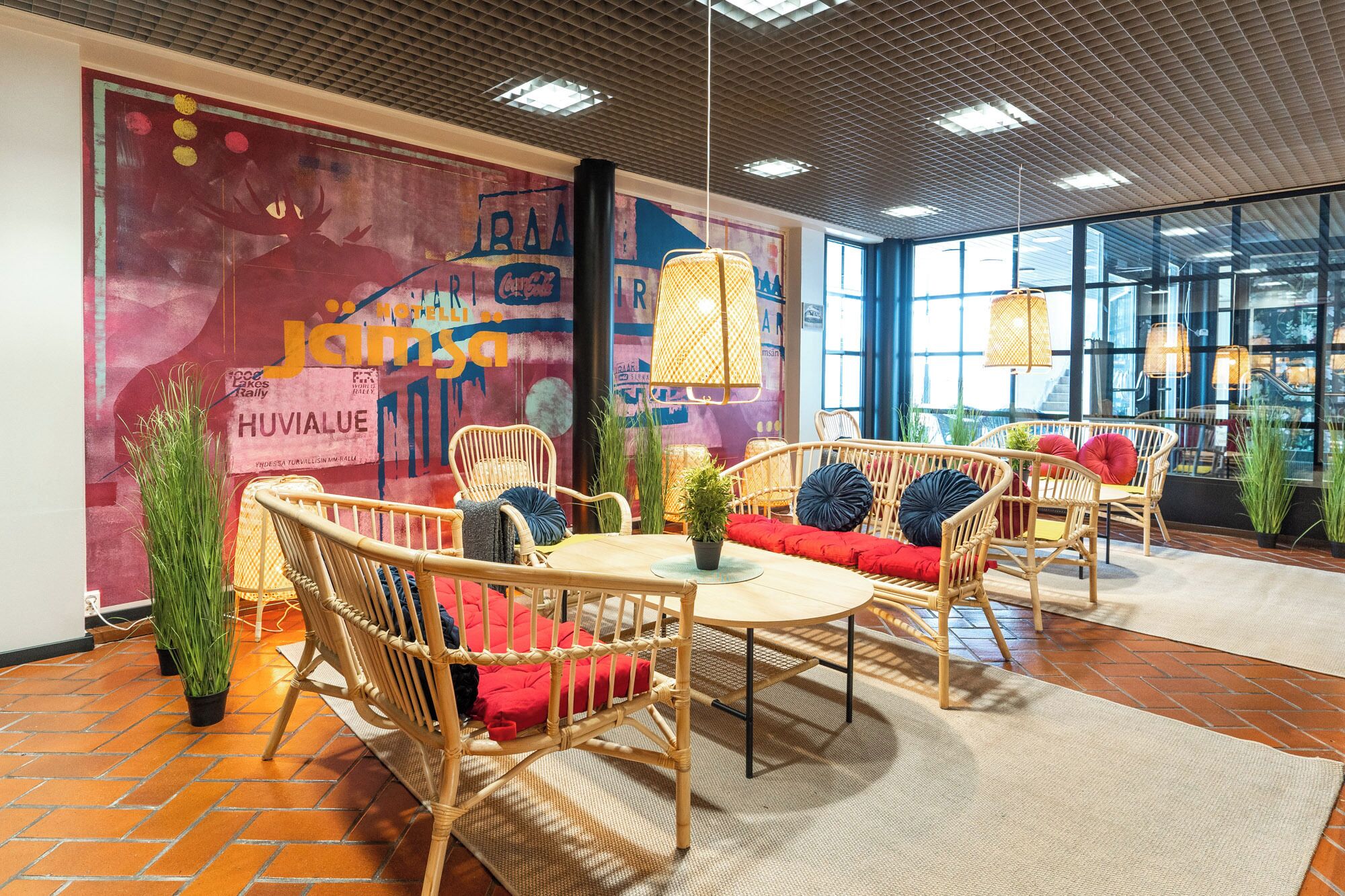 Sala de estar en el lobby