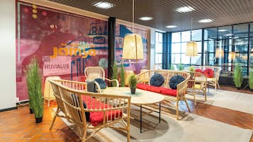 Sala de estar en el lobby