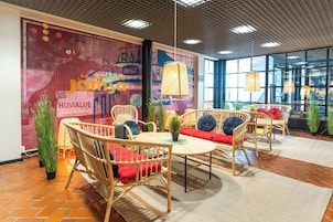 Sala de estar en el lobby